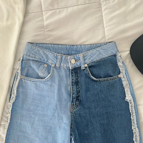 HIGH RISE STRAIGHT JEANS - Picture 6 of 7